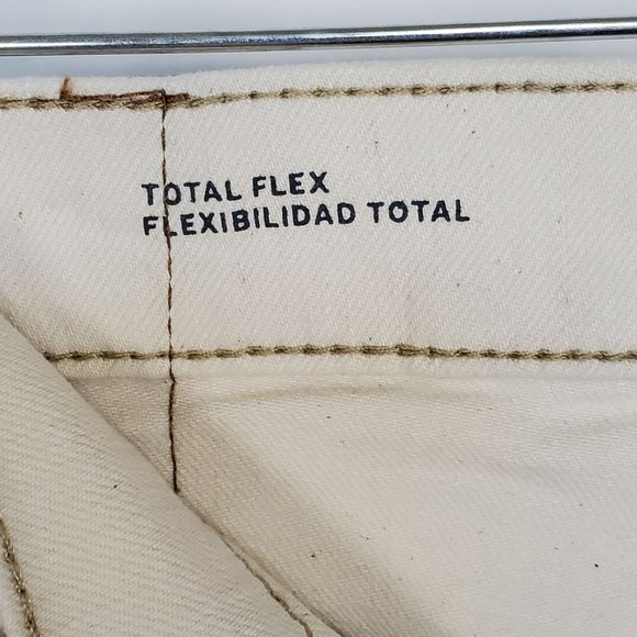 Goodfellow & Co Mens Jeans sz 30Wx32L Total Flex Slim cream wash denim pants - Picture 4 of 12